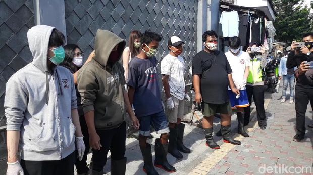 Razia masker di Solo, Rabu (16/9/2020).