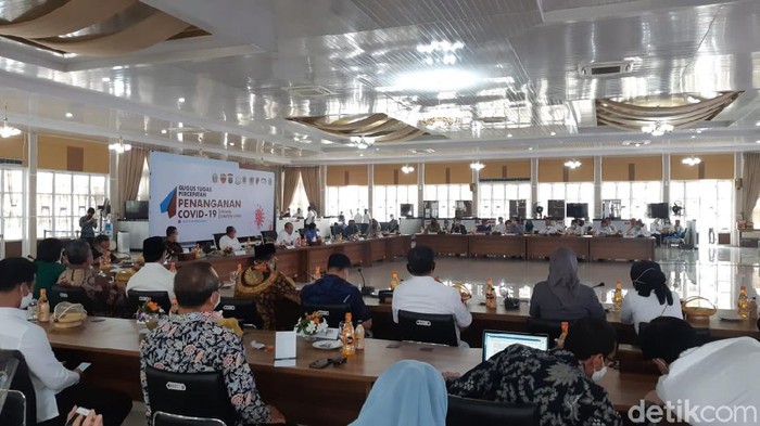 Suasana Kunker DPD RI di Rumah Dinas Gubsu di Medan