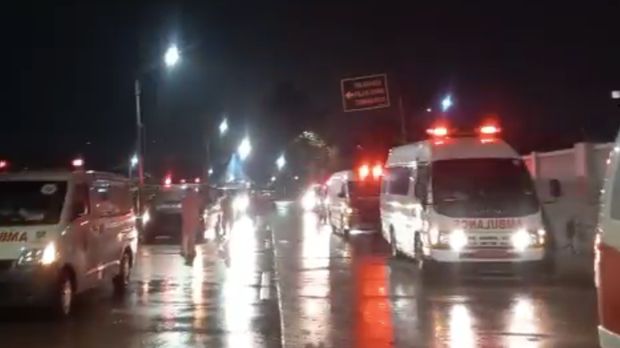 Viral Ambulans Antre di Wisma Atlet. Ist