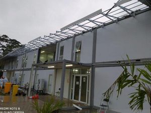 Sempat Terdampak Puting Beliung, RS Corona Pulau Galang Tetap Beroperasi