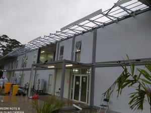 Sempat Terdampak Puting Beliung, RS Corona Pulau Galang Tetap Beroperasi