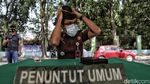Foto Pelanggar PSBB Disidang di Tempat