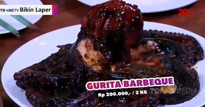 Bikin Laper Trans TV nikmatnya gurita BBQ dan udang rica