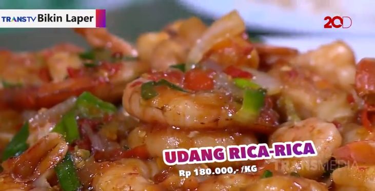 Bikin Laper Trans TV nikmatnya gurita BBQ dan udang rica