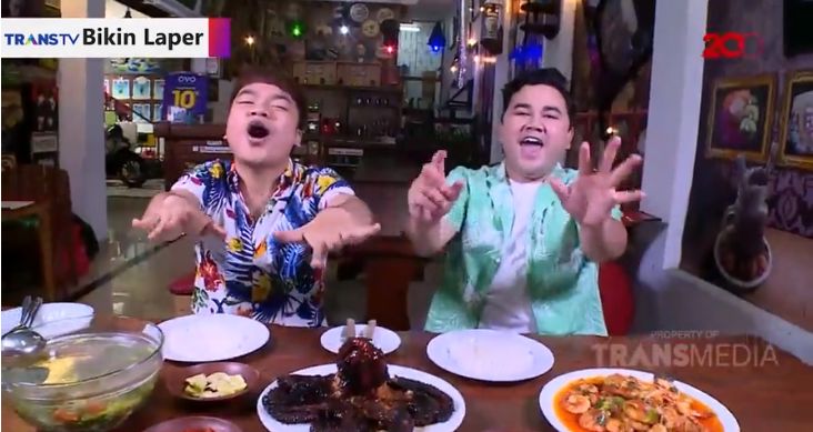 Bikin Laper Trans TV nikmatnya gurita BBQ dan udang rica