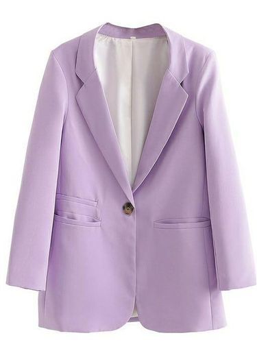 Blazer warna lilac