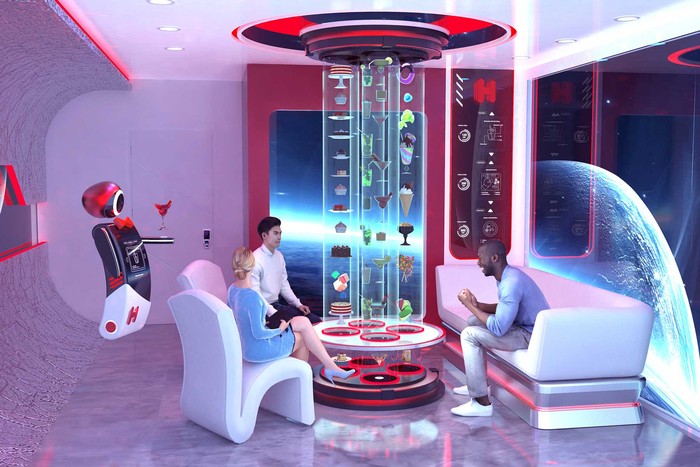Desain hotel luar angkasa