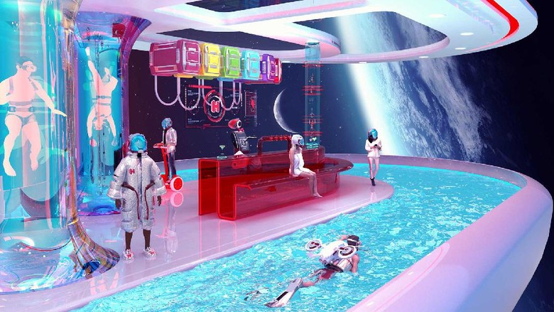 Desain hotel luar angkasa Desain hotel luar angkasa
