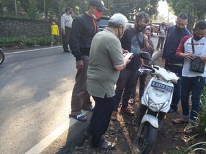 Motor Briptu Andry Ditemukan Sekitar 200 Meter dari TKP Pembacokan