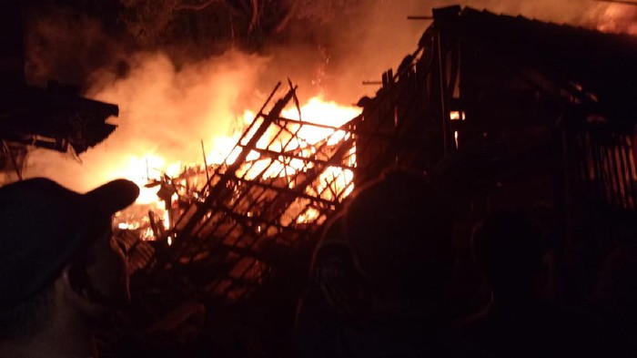 Pasar tradisional Cepogo, Boyolali terbakar, Kamis (17/9/2020).