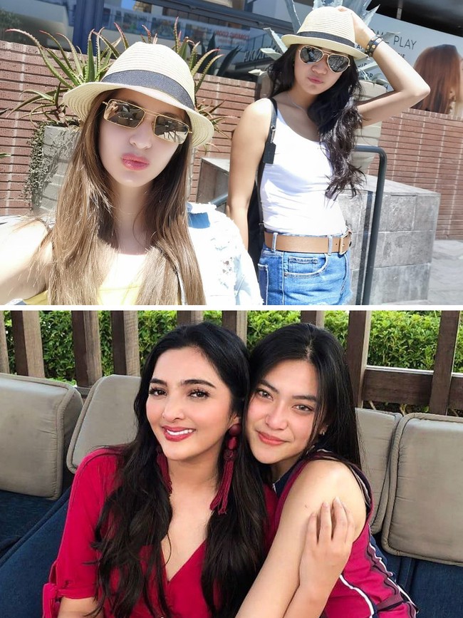 Theresa Wienathan adalah sekretaris dari Nia Ramadhani, sedangkan Resiah Lim adalah mantan sekretaris pribadi dari Ashanty. Keduanya seringkali menjadi bahan perbincangan karena gayanya yang terbilang modis. Foto: Instagram/@theresawienathan l Instagram/@resiahlim