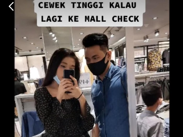 tiktok Syska Bowie tinggi badan 179cm