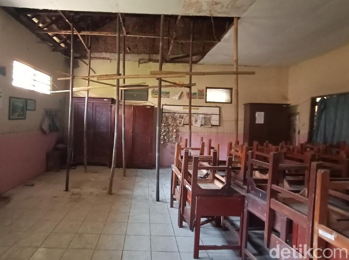 4 ruang di SDN 2 Purwosari Kudus rusak parah, Jumat (18/9/2020).