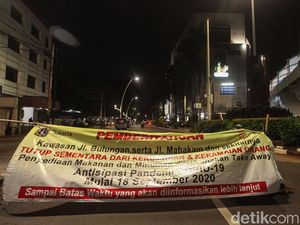 Antisipasi Kerumunan, Kawasan Bulungan Ditutup