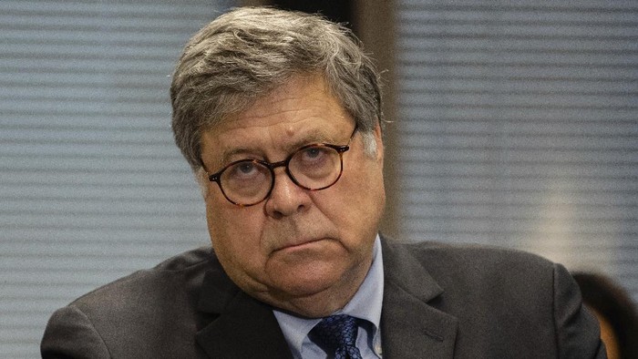 Attorney General William Barr speaks during a press conference about Operation Legend at the Dirksen Federal Building Wednesday, Sept. 9, 2020, in Chicago. Barr said the operation was 
