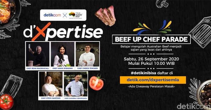 Gratis! Belajar Masak Daging Bersama 5 Celebrity Chef