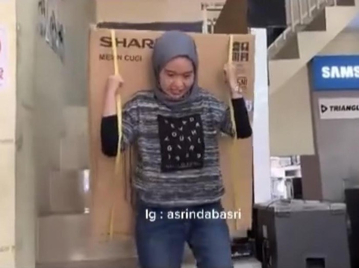 instagram Asrinda Basri yang bekerja tak kenal lelah