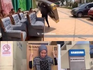 Kisah Pilu Hijabers Tangguh, Kerja 12 Jam Angkat Mesin Cuci Hingga Kasur
