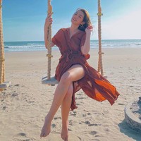 Selama tinggal di Bali, Jessica Iskandar lebih sering memamerkan momen berada di hotel atau villa mewah.  Foto: dok. Instagram