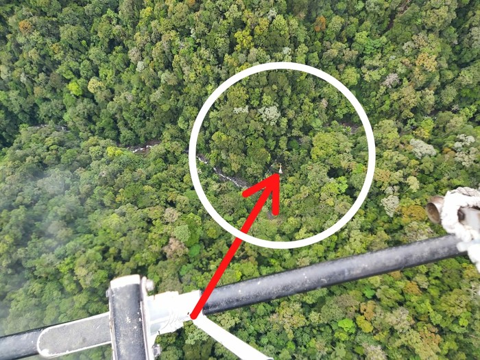 Lokasi penemuan helikopter di Paniai yang sempat hilang kontak (dok Polda Papua)