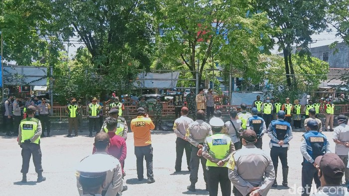 Lokasi penindakan masker di Banjarmasin, Kalimantan Selatan (Risanta/detikcom)