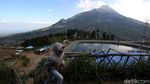 Menikmati Lansekap Gunung Merapi dari Embung Manajar