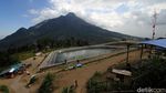 Menikmati Lansekap Gunung Merapi dari Embung Manajar