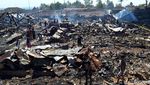 Penampakan Pasar Cepogo Boyolali yang Ludes Terbakar