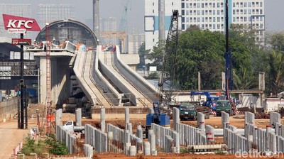 Melihat Progres Pembangunan Depo LRT Jabodebek