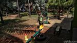 PSBB, Taman Jogging Kelapa Gading Dijaga Ketat