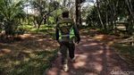PSBB, Taman Jogging Kelapa Gading Dijaga Ketat