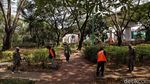 PSBB, Taman Jogging Kelapa Gading Dijaga Ketat