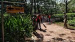 PSBB, Taman Jogging Kelapa Gading Dijaga Ketat