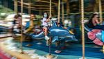 Taman Bermain di Hong Kong Wajibkan Pengunjung Pakai Masker