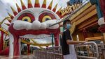 Taman Bermain di Hong Kong Wajibkan Pengunjung Pakai Masker