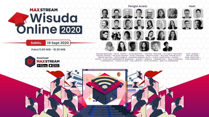 Wisuda Online Maxstream 18 September