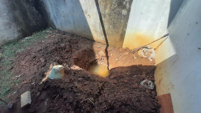 Ini Lubang Kuburan yang Disiapkan Sejoli untuk Mengubur Korban Mutilasi