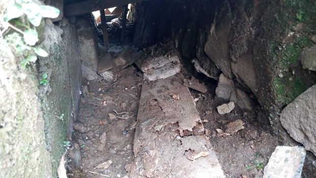 Lubang Galian yang Digunakan Napi Narkoba Lapas Tangerang Melarikan Diri