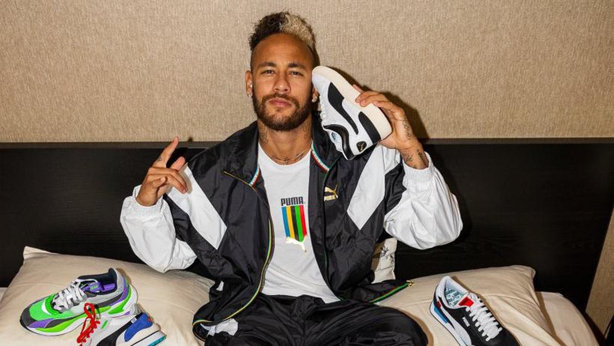 Neymar menjalin kerja sama sponsor dengan apparel Puma. (Foto: Twitter @PUMA)