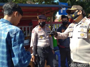 Operasi Yustisi Digelar di Kawasan Wisata Mojokerto