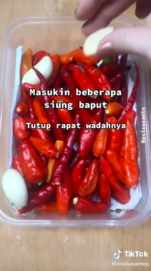 Tips simpan cabai