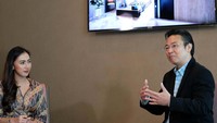 Assistant Vice President Kota Podomoro Zaldy Wihardja menjelaskan keunggulan Kota Podomoro Tenjo pada acara webinar dengan tema Pasar Properti Booming di Tengah Pandemi di Jakarta.