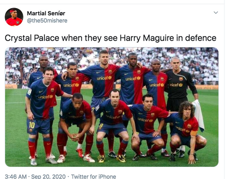 Meme De Gea Lindelof