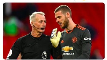 De Gea gagal menyelamatkan satupun dari 18 penalti yang diderita MU di Liga Inggris. Foto: istimewa