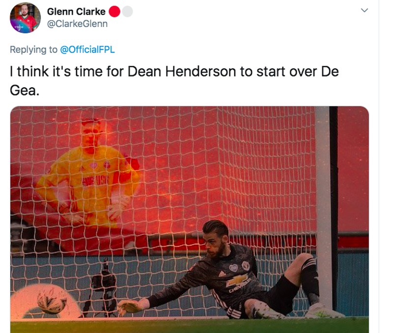 Meme De Gea Lindelof