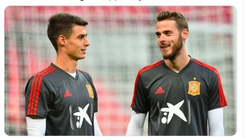 Apakah De Gea dan Kepa memang saling berlomba menurun penampilannya? Foto: istimewa