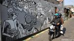 Meriah Mural di Kampung Taman Yogyakarta