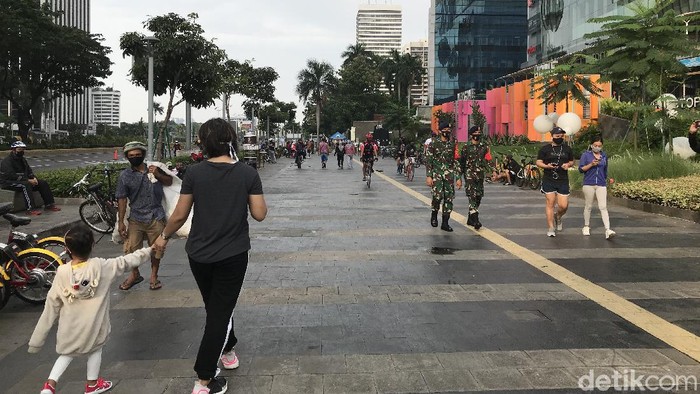 Susana di Kawasan Sudirman Minggu (20/9)