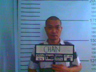 Tampang Cai Changpan saat masuk lapas.