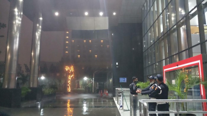 Atap Gedung KPK Jebol Akibat Hujan Deras